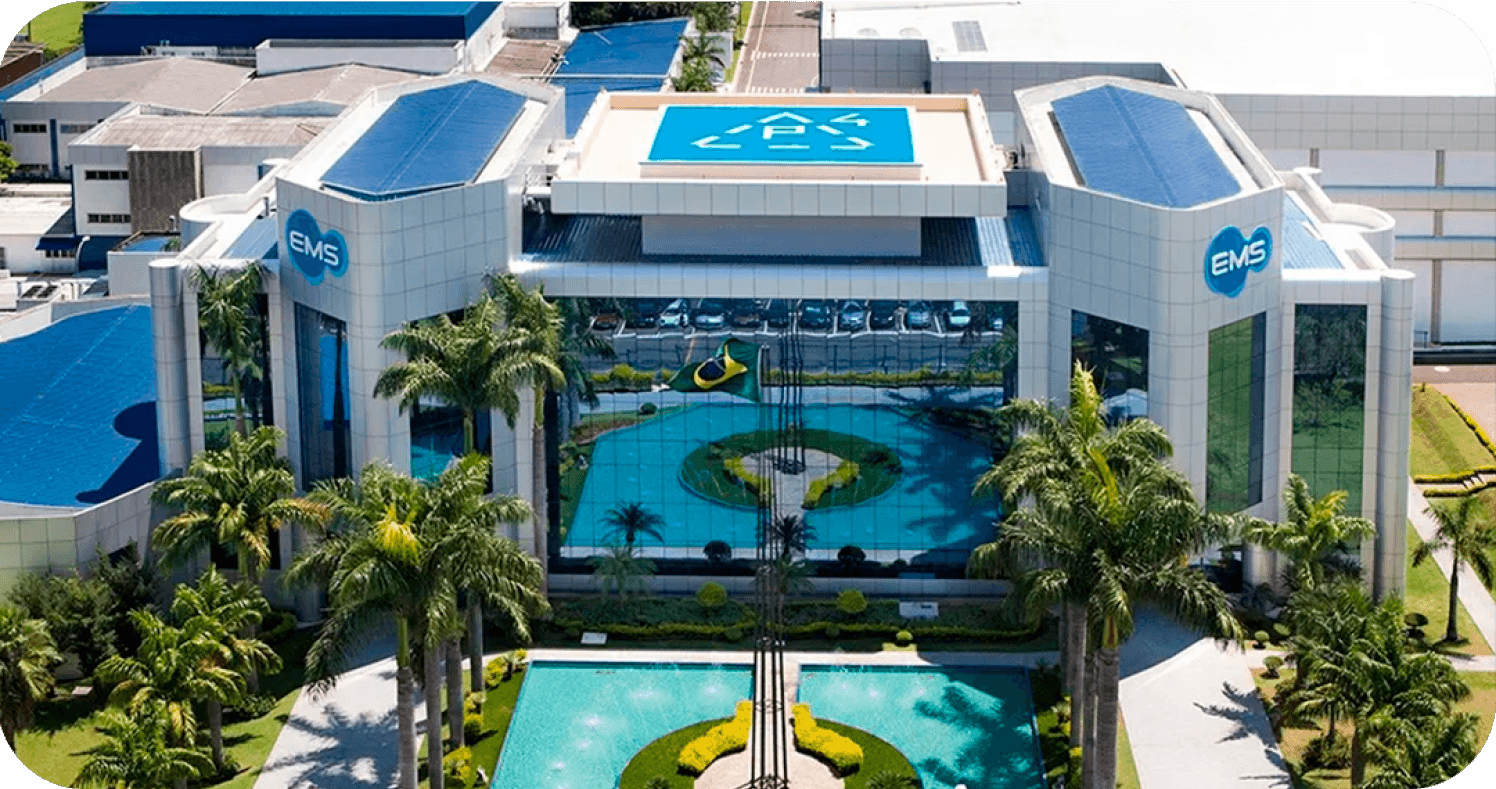 Sede de EMS - Complejo farmacéutico moderno