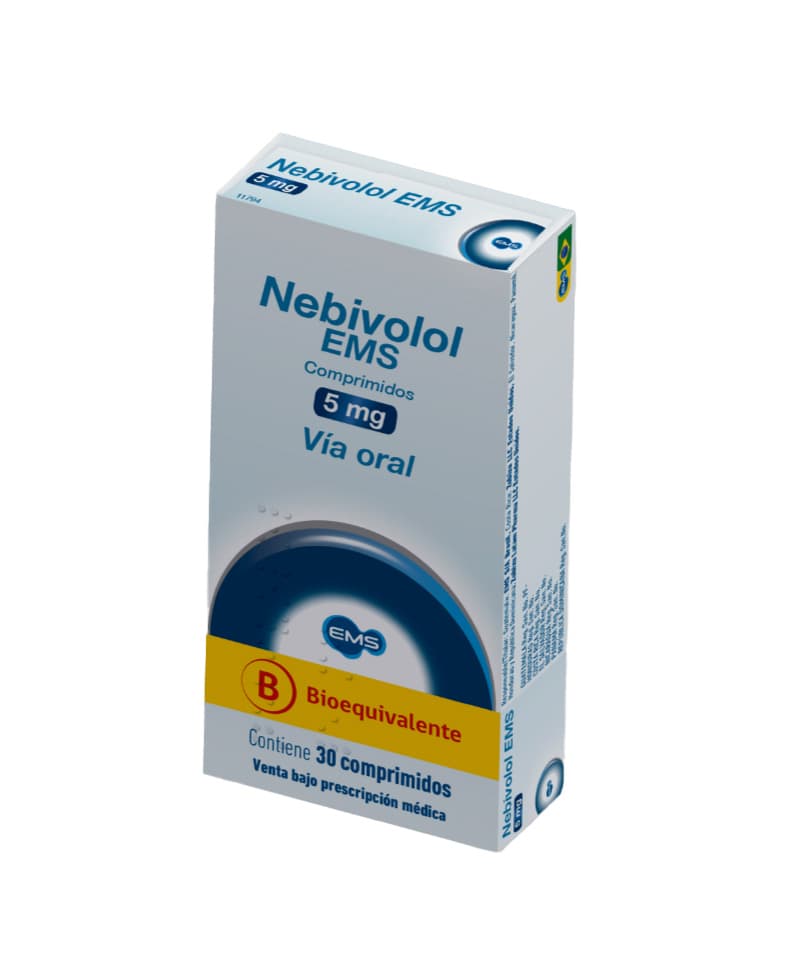 Nebivolol EMS 5 mg comprimidos recubiertos