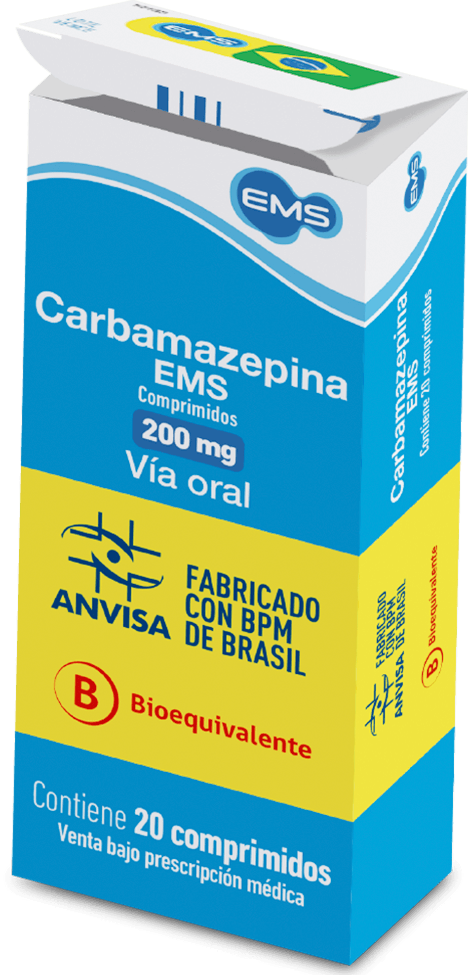 Carbamazepina EMS 200 mg comprimidos