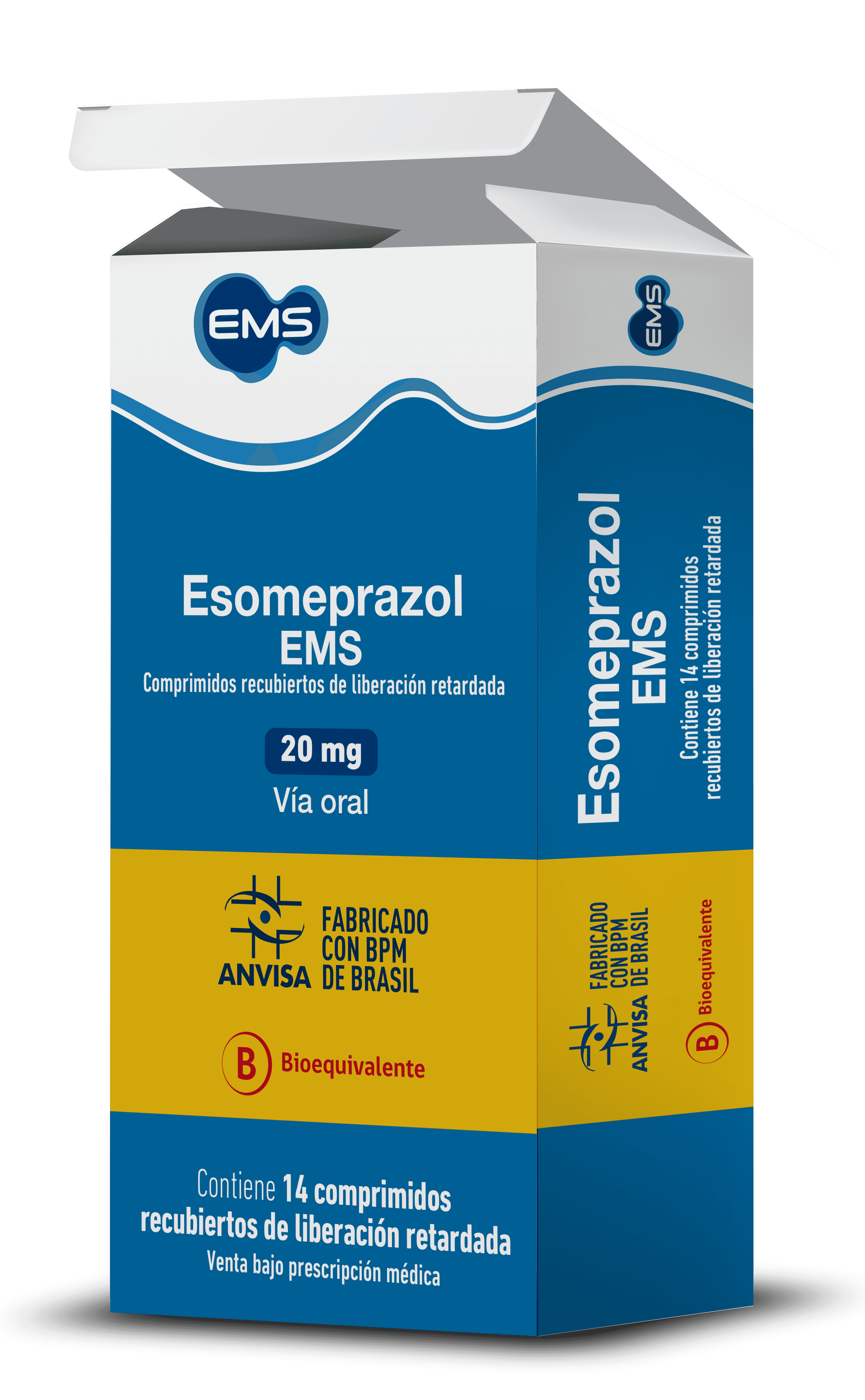 Esomeprazol EMS 20 mg comprimidos de liberación retardada