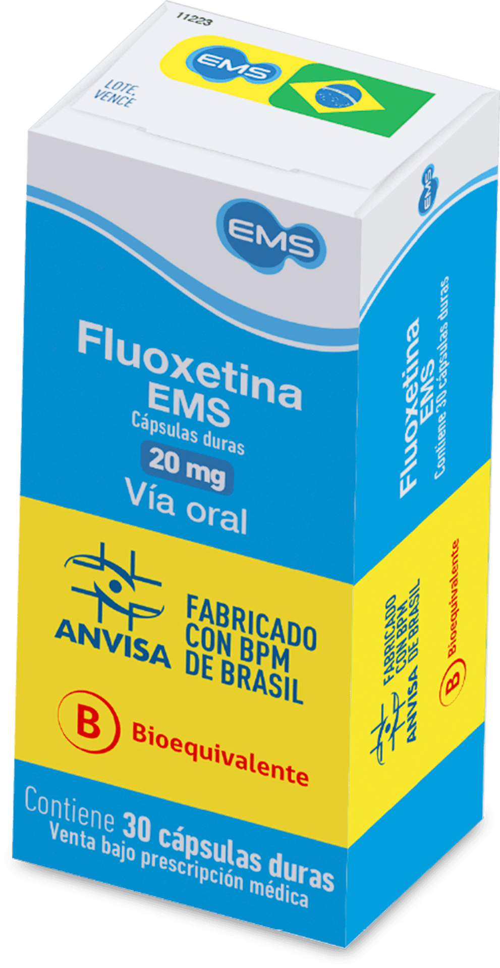 Fluoxetina EMS 20 mg cápsulas
